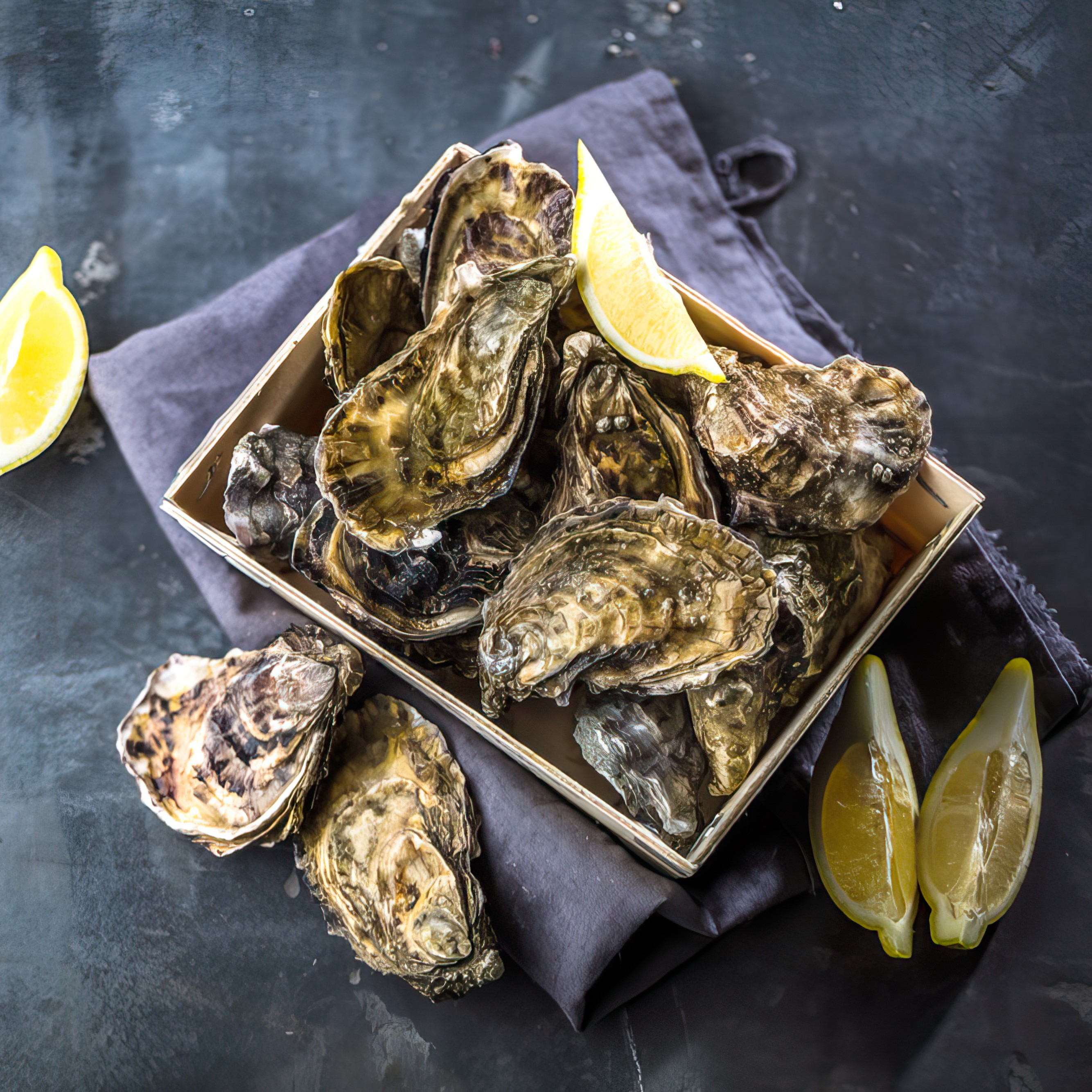 Hàu vàng giống Nhật sống tại RYL FOOD