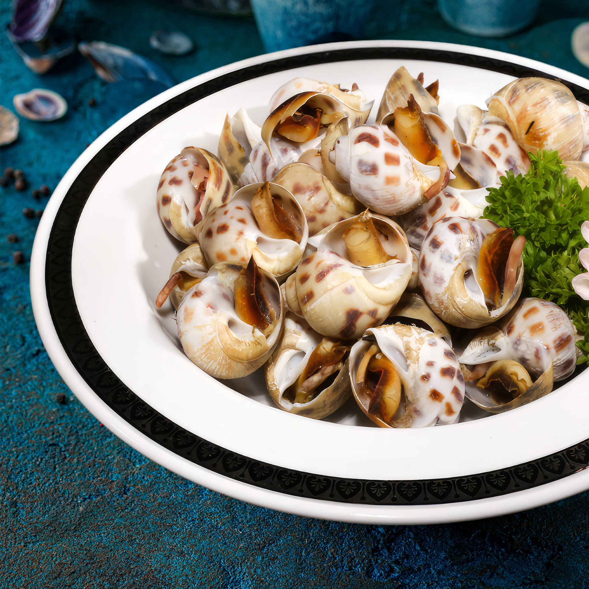 Ốc hương sữa nướng mọi