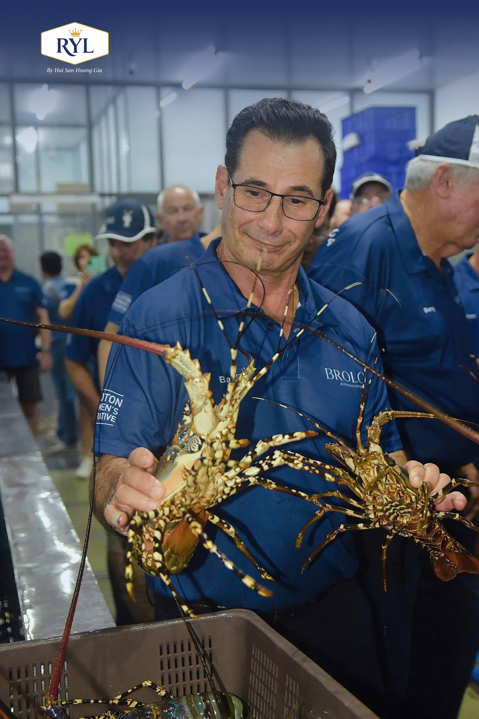 Ngư dân Úc thích thú tôm hùm xanh Việt