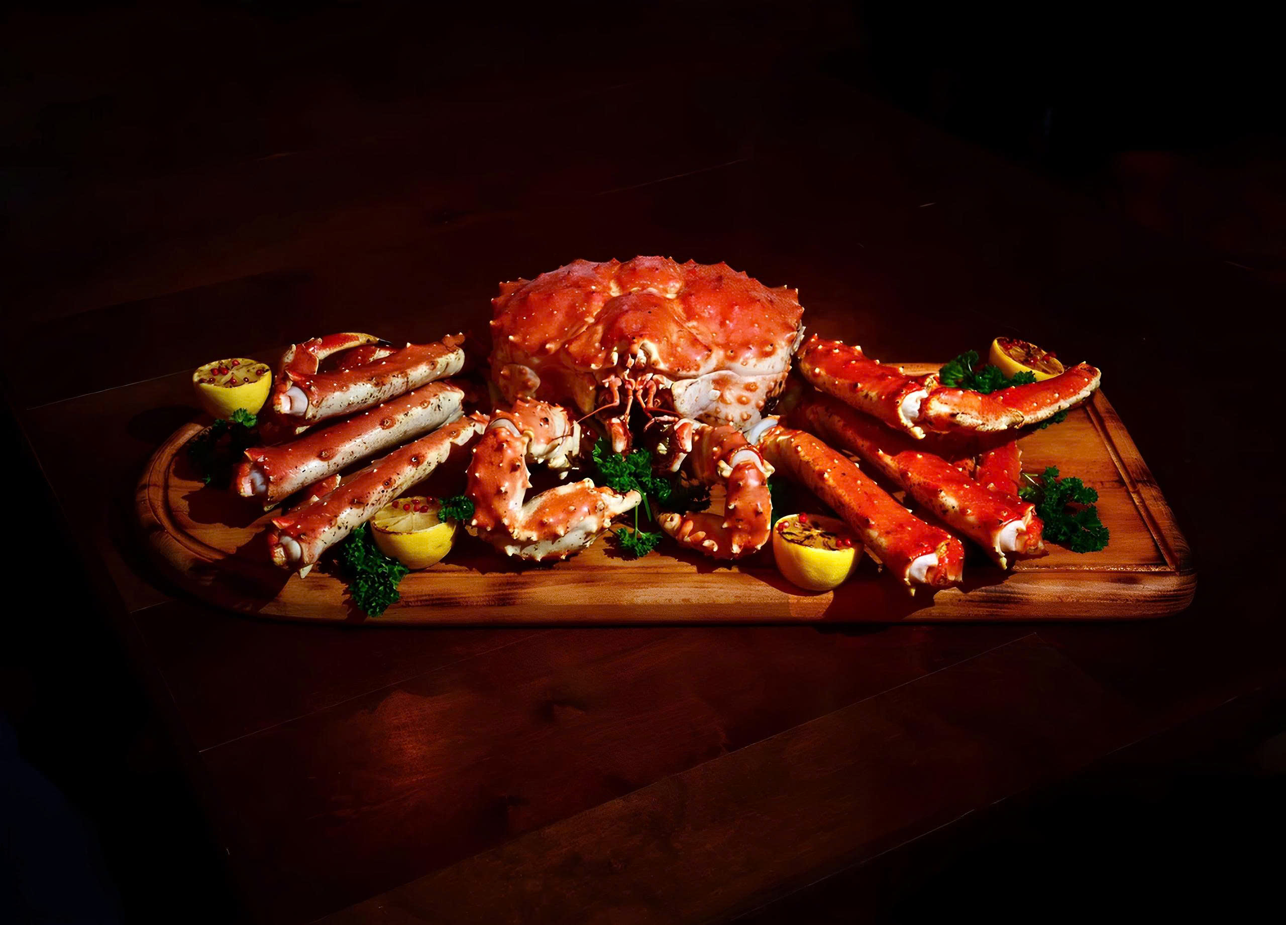 Chế biến King Crab vàng